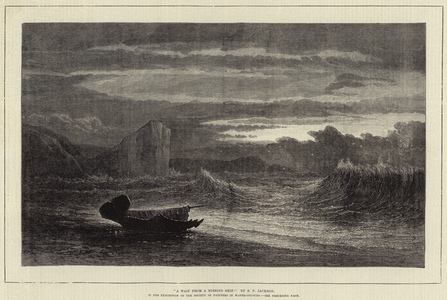 A Waif from a Missing Ship (engraving)