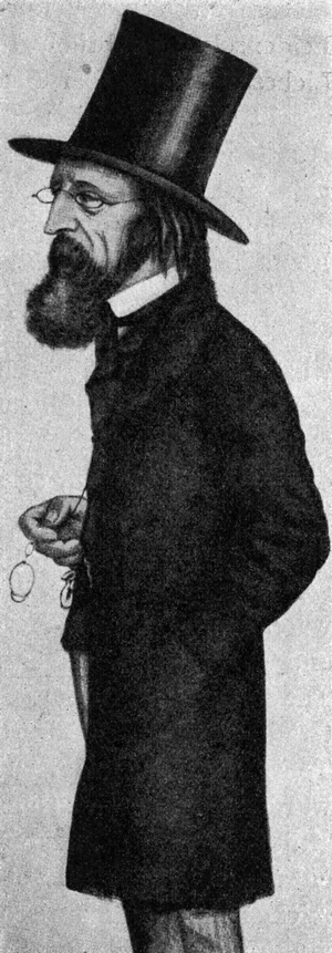 Alfred Tennyson in caricature