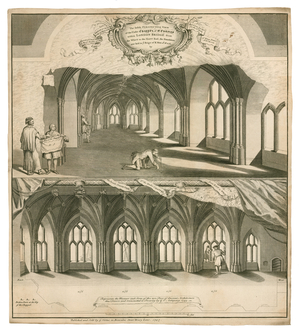 St Thomas's Chapel on Old London Bridge (engraving)