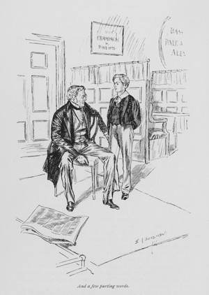 Illustration for Tom Brown's School-Days (litho)