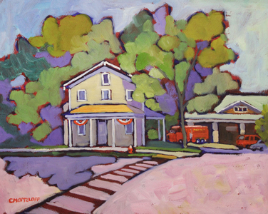 Community Spirit, 2020 (oil on paper)