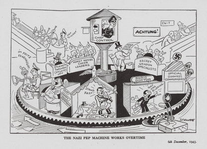 Strube WW2 cartoon (litho)