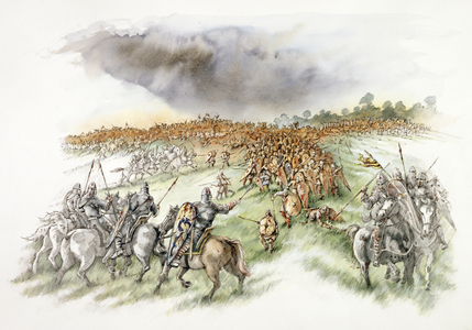 Battle of Hastings, Battle Abbey, East Sussex, UK