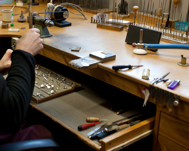 Marigaux oboe assembly, maintenance and repair workshop in Paris, 2012 (photo)
