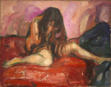 Weeping nude, 1913-14