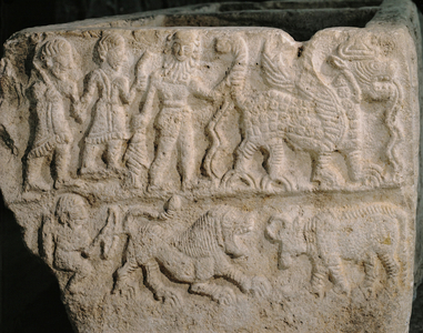 Dragon spurting (limestone)