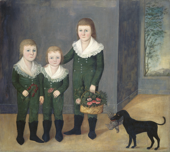 The Westwood Children c.1807 (oil on canvas)  