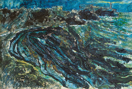 Cala Marcal, No. 1, 1984 (oil and mixed media on canvas)