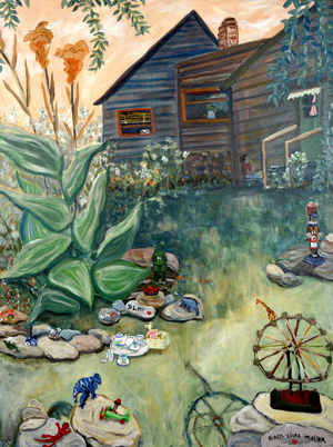 Covid Play, 2020 (acrylic on canvas)