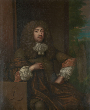Portrait of Jan Boudaen Courten, 1690-1753 (oil on canvas)