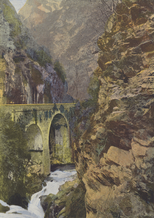 Le Pont du Hourat (coloured photo)