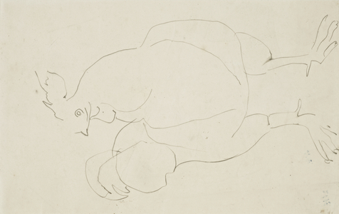Cock, 1912-13 (circa) (drawing)