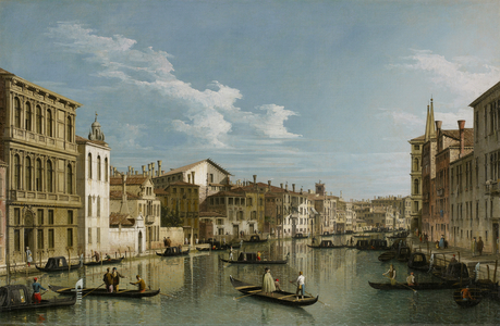Grand Canal from Palazzo Flangini to Palazzo Bembo, c.1740 (oil on canvas)