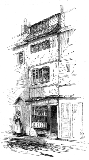 House in Booth Street, 1850