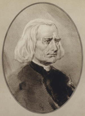 Portraits of Composers: Liszt (litho)