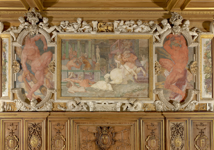 La galerie Francois 1er, 16th century (fresco)
