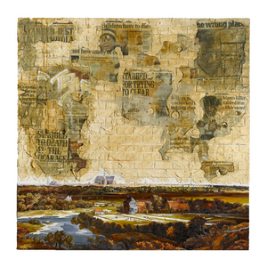 Lost World of Innocence I, 2008 (oil and mixed media on board)