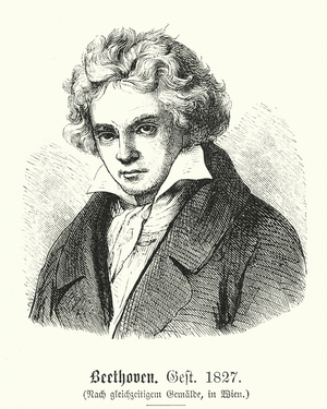 Ludwig van Beethoven, 1770-1827 (engraving)