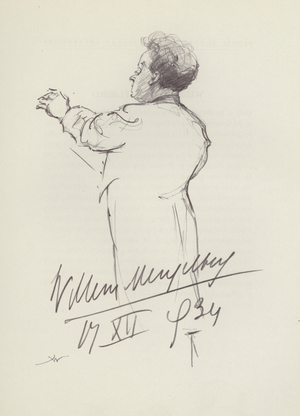 Willem Mengelberg (litho)