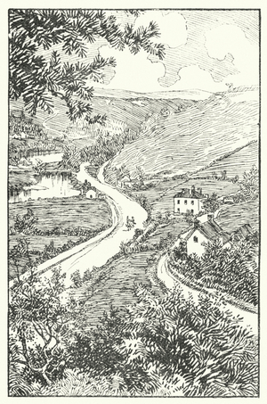The charming Vale of Avoca (colour litho)