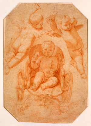 The Triumph of Love (chalk on paper)