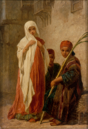 Palm Offering, 1866 (oil on panel)