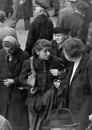 Postwar period, 1949 currency reform (photo)