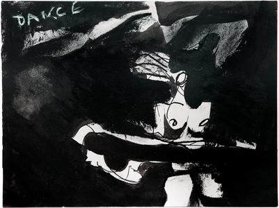 Dance Swirl, 1966 (ink on paper)