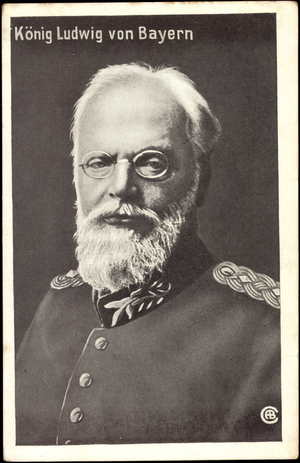 Ak King Ludwig III of Bavaria Wittelsbach (b/w photo)