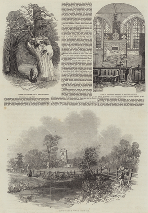 Hatfield in Hertfordshire (engraving)