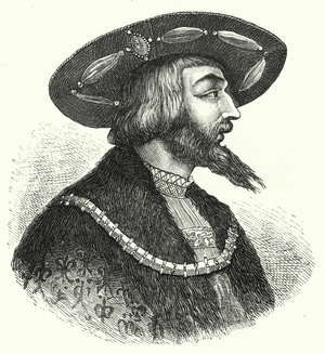 King Louis II of Hungary (engraving)
