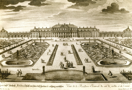 The New Schleissheim Palace in Munich, 1722