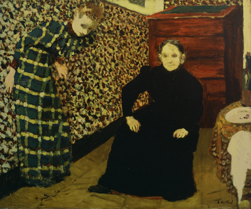 Interior, mother and sister of the artist, 1893 (oil on canvas)