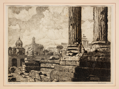Augustus’ Forum (etching)