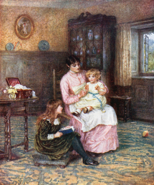 "Pat-a-Cake" (colour litho)