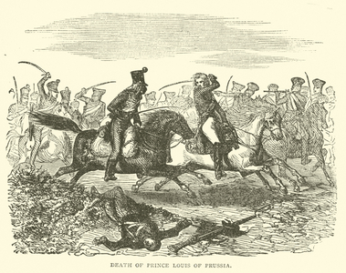 Death of Prince Louis of Prussia (engraving)