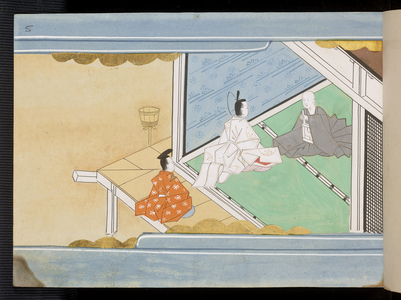 Sagoromo, 17th century (Ink, pigment and gold on paper)