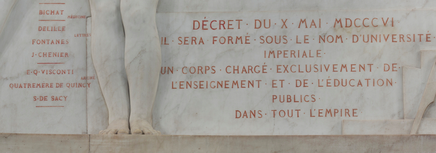 Detail of the low reliefs of the vault of the dome des Invalides (1670), Paris (photograph)