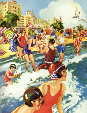 Holidays Magazine Plate, USA, 1920s