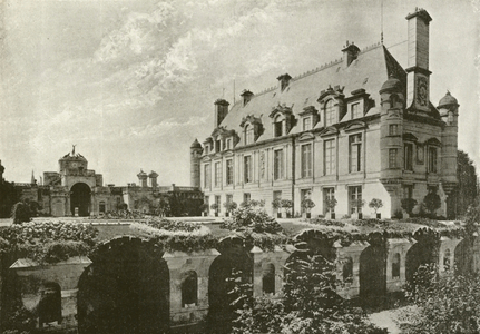Anet, Le Chateau (b/w photo)