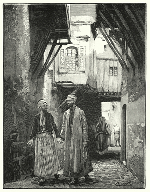 Street in Damascus (litho)