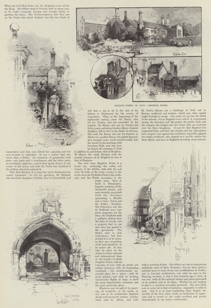 Hoghton Tower (litho)