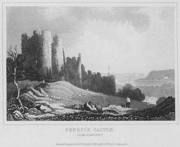 Penrice Castle, Glamorganshire (engraving)