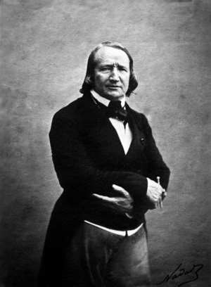 Alfred de Vigny (1797-1863) French poet and novelist, photo by Nadar, c. 1853