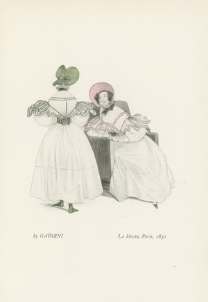 La Mode, Paris, 1831 (colour litho)