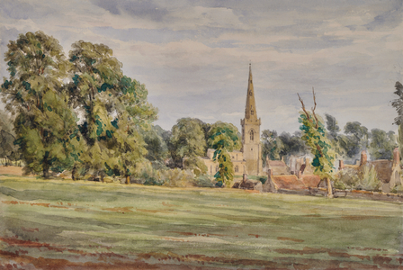 Church, 1810-65 (Watercolour)