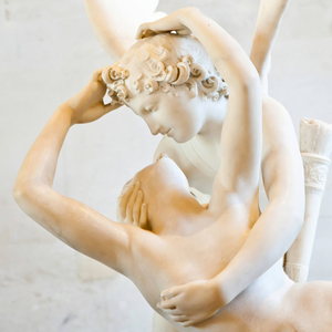 Psyche revived by Love, 1796 (marble)