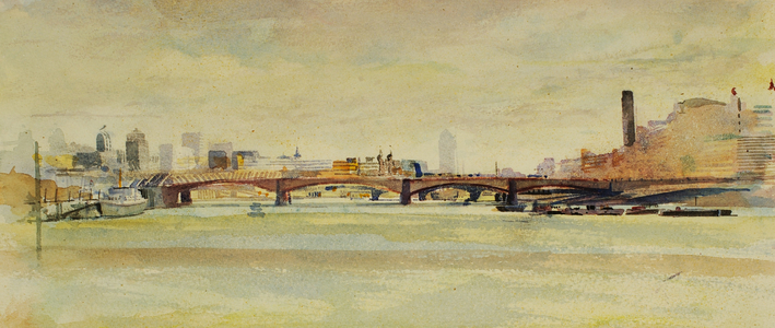 London river no 2, 1998 (watercolour)