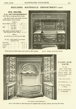 Page from the Army & Navy Catalogue, April 1902 (litho)