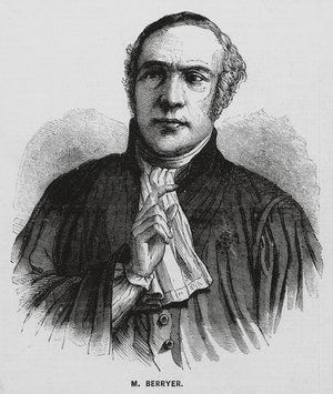 Pierre-Antoine Berryer, French lawyer and politician (engraving)